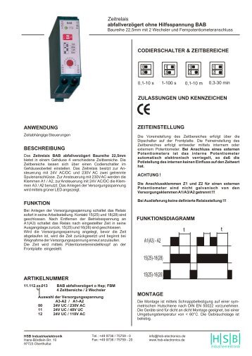 BAB - HSB Industrieelektronik