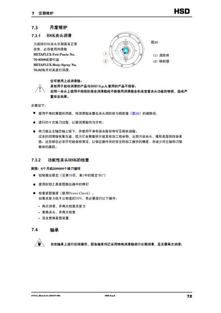 使用说明书 - HSD