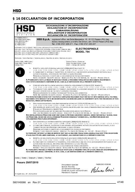 ES721 ISO40 7 kW NL - HSD