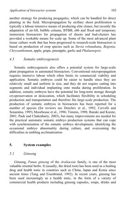 Liquid Culture Systems for in vitro Plant Propagation