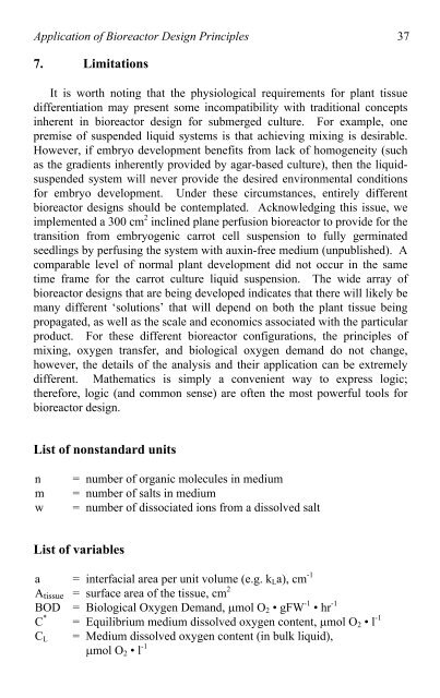 Liquid Culture Systems for in vitro Plant Propagation