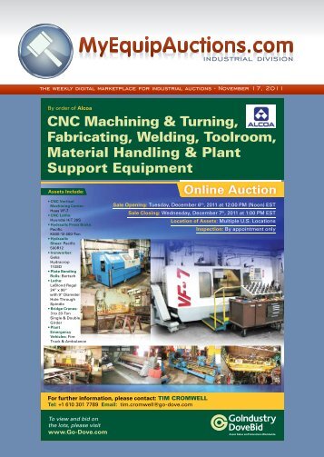 CNC Machining & Turning, Fabricating, Welding, Toolroom, Material ...