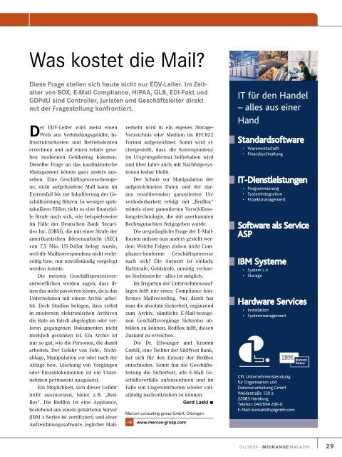 Prozessorientierte Sicht - Midrange Magazin