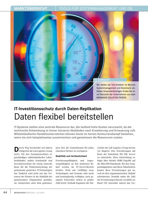 Prozessorientierte Sicht - Midrange Magazin