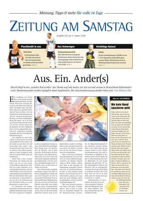 252. Ausgabe, ET 04.08.2018