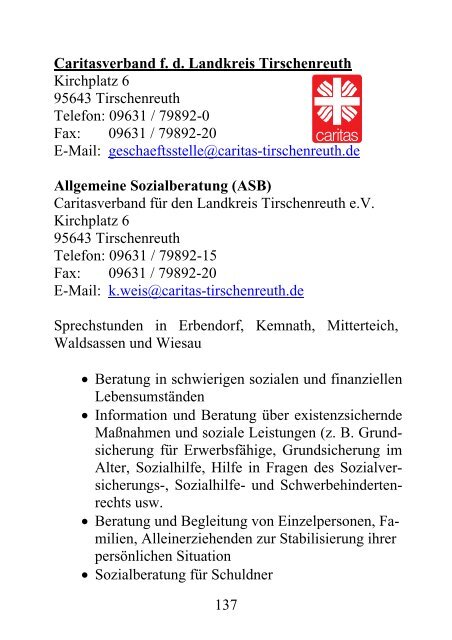 Seniorenwegweiser - Landkreis Tirschenreuth