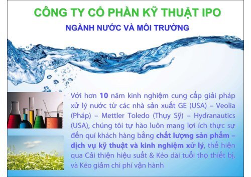 Gioi thieu Nganh Nuoc &amp; Moi truong - IPO_rev1