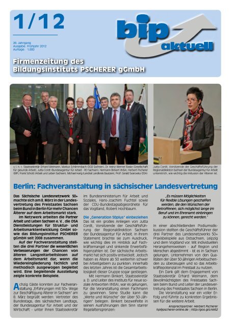 Firmenzeitung des Bildungsinstituts PSCHERER gGmbH ... - REntry