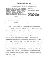 Schlosser declaration supporting summary judgment