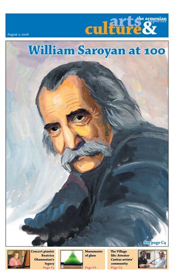 William Saroyan at 100 - Armenian Reporter