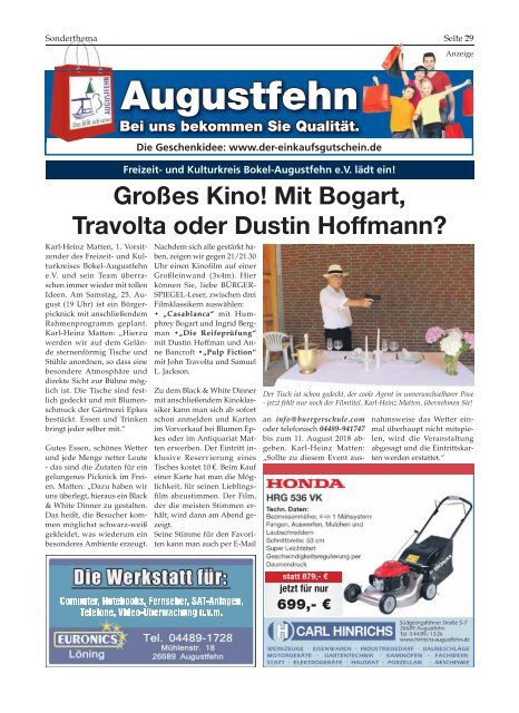 August 2018 | Bürgerspiegel