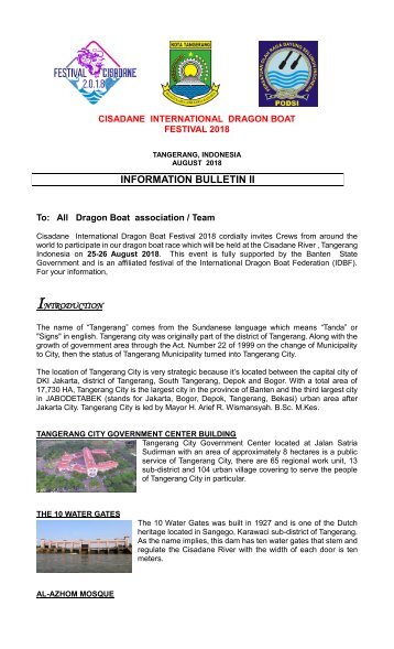 PROPOSAL ENGLISH dragon boat Tngerang 2018