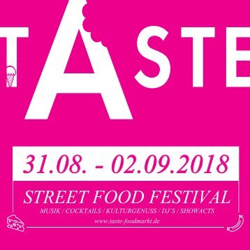 Taste – Street Food Festival im Minloh Forum Ulm/Söflingen