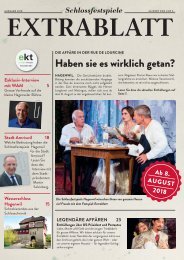 Schlossfestspiel Magazin 