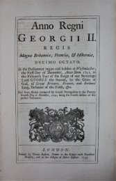 1745 Act of Parliament 