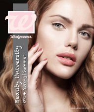 Beauty University Training Guide 2014 Spring / Summer