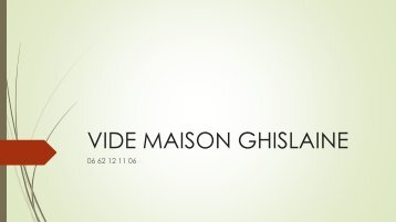 Nouveau catalogue vide maison ghislaine malem 6 aout