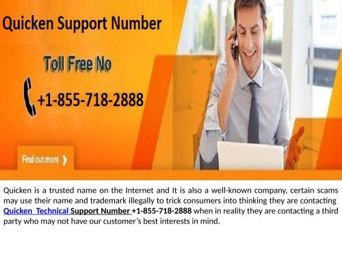 Quicken Tech Support Number +1-855-718-2888