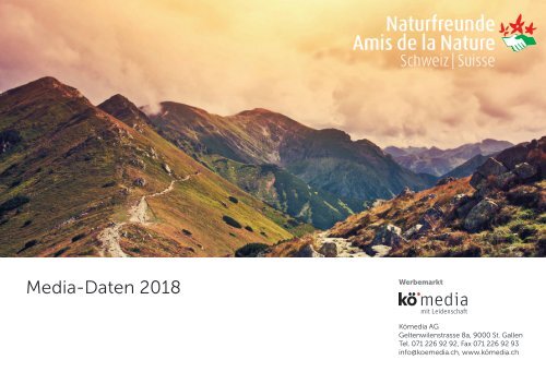Naturfreund Mediadaten 2018
