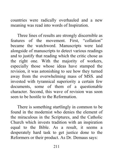 Our Authorized Bible Vindicated - Benjamin G. Wilkinson