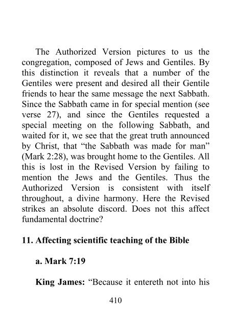 Our Authorized Bible Vindicated - Benjamin G. Wilkinson