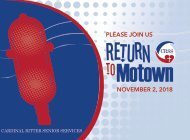 Return to Motown Invitation 2018