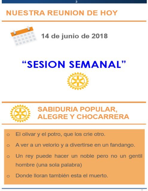 Boletín 14 de junio del 2018