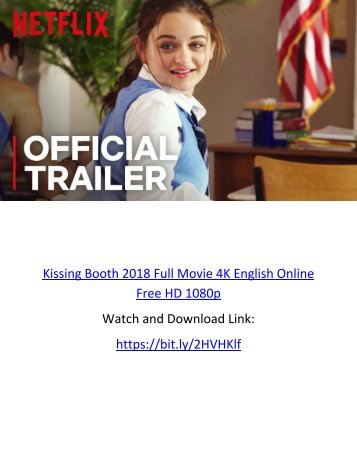 PUTLOCKERS HD @Watch Kissing Booth 2018 Full ONLIN3 HD 720p 800 MB