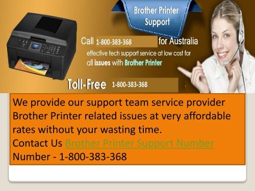 How to Resolve Driver installation issue Brother Printer Customer Service  Australia ?