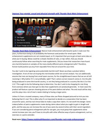 PDF Thunder Rock Male Enhancement