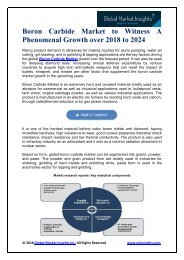 Boron And Borates Market Research In The Cis Infomine Research Boron And Borates Market Research In The Cis Infomine Research