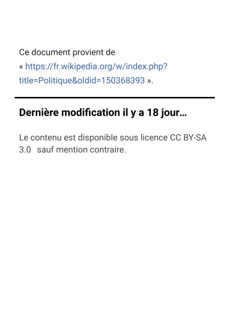 Politique — Wikipédia