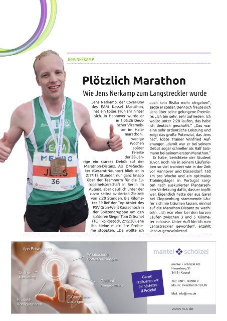 EAM Kassel Marathon Magazin 2018