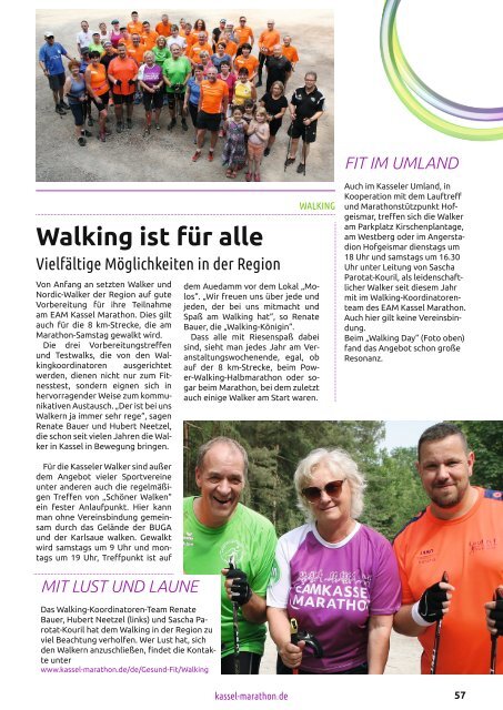 EAM Kassel Marathon Magazin 2018