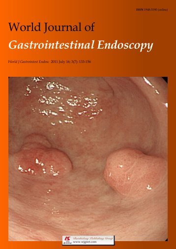 Gastrointestinal Endoscopy - World Journal of Gastroenterology