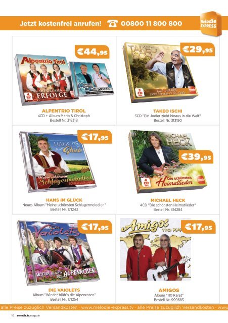 Melodie TV Magazin 08 09 2018 40 Seiten