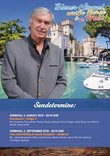 Melodie TV Magazin 08 09 2018 40 Seiten