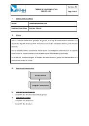 FICHE DE POSTE CHARGE DE COMMUNICATION