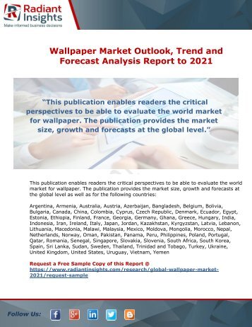 Wallpaper Market Competition Landscape And Growth Opportunity to 2021