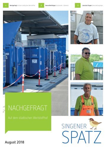 Singener Spatz August 2018 25.07.18-2