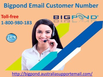 Expert Number|1-800-980-183 Bigpond Email Customer Number