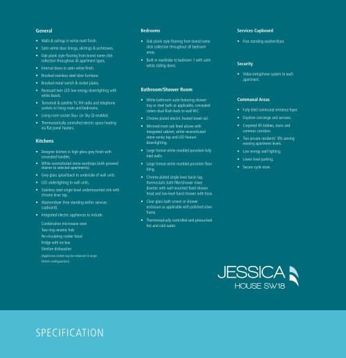Jessica House Brochure
