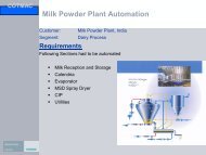 Dairy Process Automation