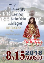 Programa das Festas do Senhor Santo Cristo dos Milagres 2018