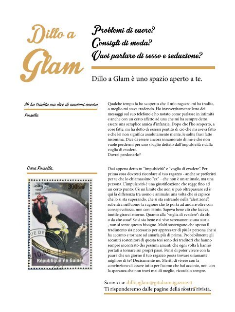 GLAM MAGGIO 2018