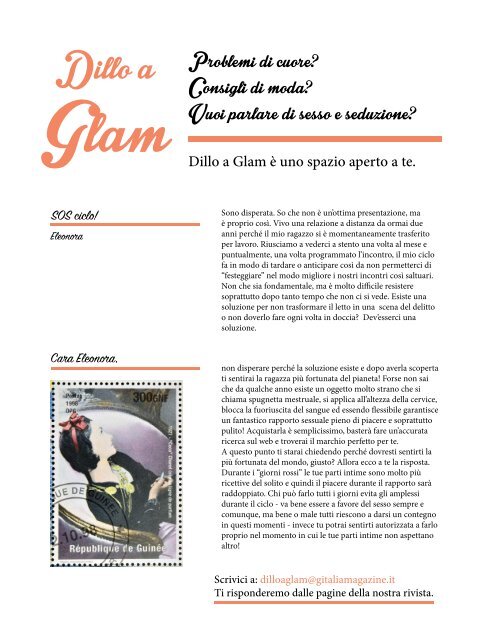 GLAM GIUGNO 2018