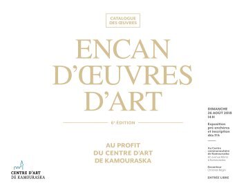 ENCAN 2018 - Catalogue des oeuvres - Centre d&#039;art de Kamouraska