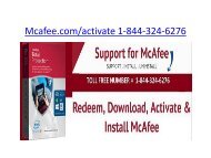 mcafee retail card | 1-844-324-6276 | mcafee.com/activate