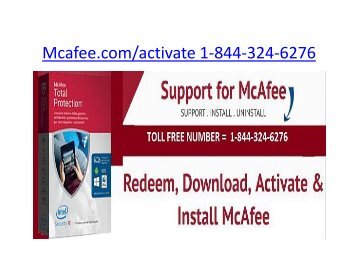 mcafee retail card | 1-844-324-6276 | mcafee.com/activate