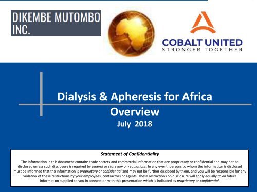 COBALT- Dialysis Investor Slides 28July2018_with finance fba